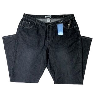 L.A. Blues Vintage Plus 5 Jeans Boot Cut Mid Rise Stretch Right Fit Charcoal 22
